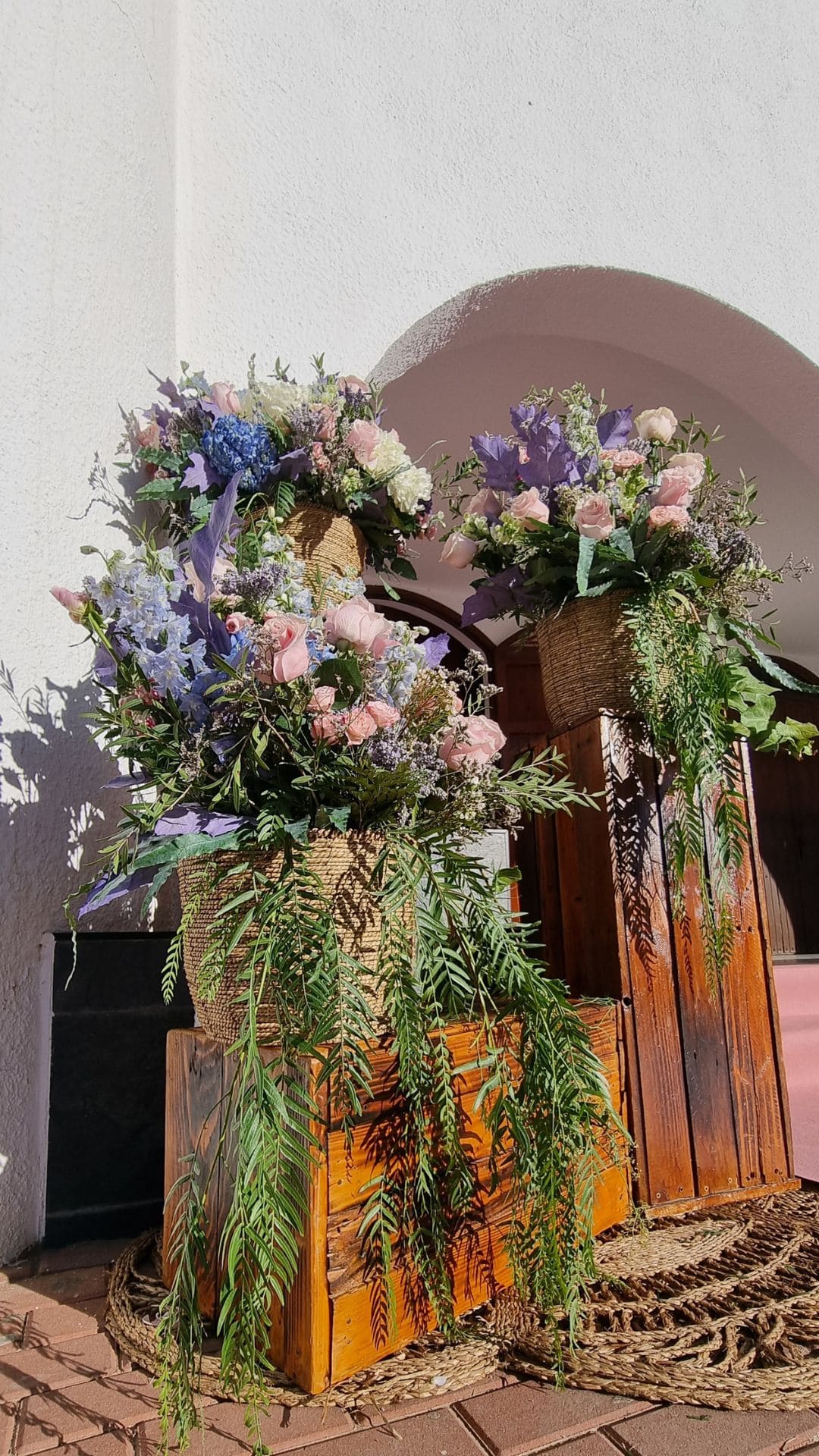 decoración con flores